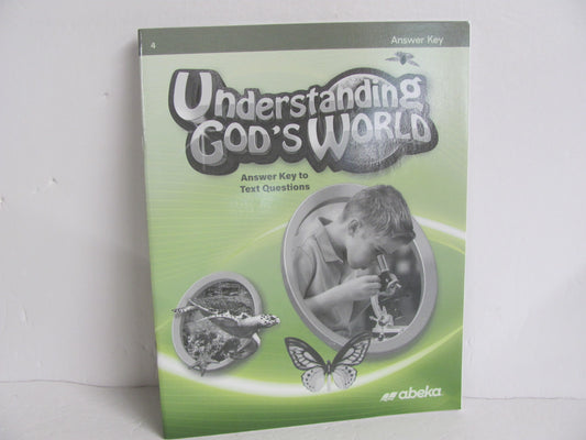 Understanding God's World Abeka Answer Key  Pre-Owned Science Textbooks