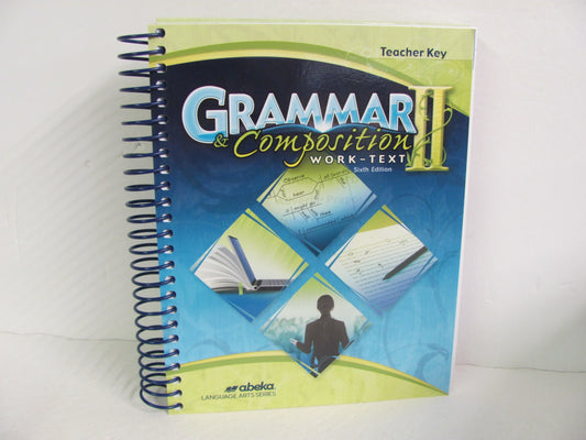 Grammar & Composition II Abeka Teacher Key  Pre-Owned Language Textbooks