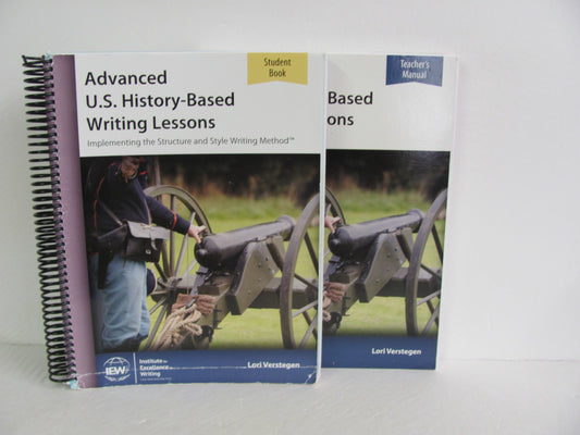 Advanced US History Based Writing IEW Set  Pre-Owned Creative Writing Books