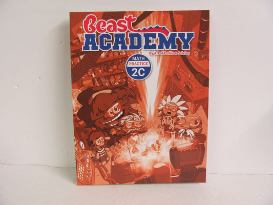 Math Practice 2C Beast Academy Pre-Owned 2nd Grade Mathematics Textbooks