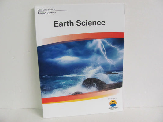 Earth Science My Father's World Lesson Plans  Pre-Owned Science Textbooks