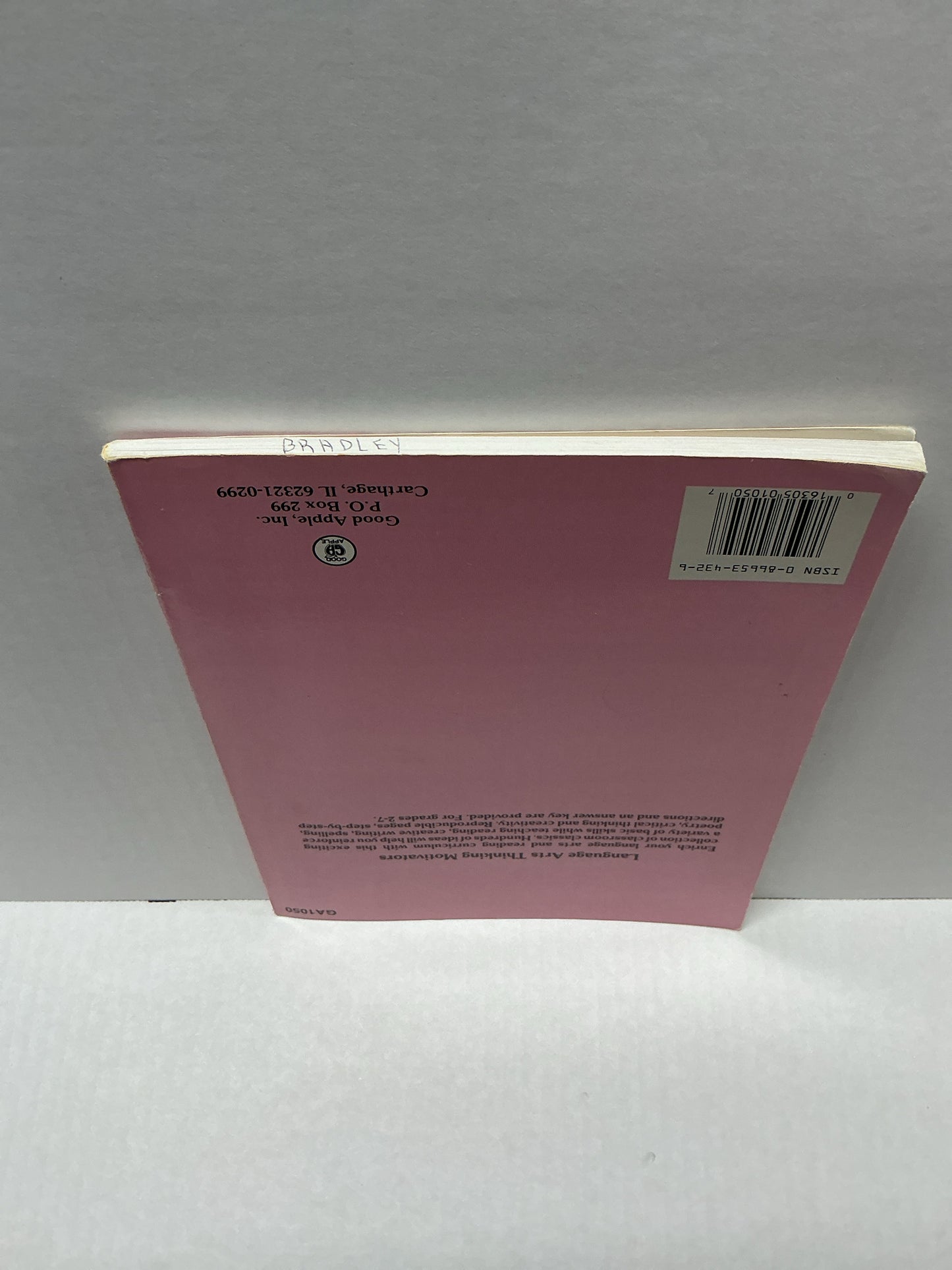 Language Arts Thinking Motivators Good Apple Summer Study Books