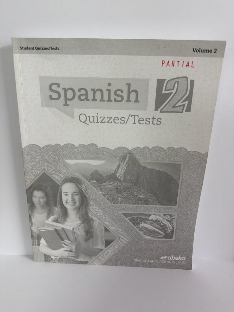 Spanish 2 Volume 2 Abeka Quizzes/Tests  Pre-Owned High School Spanish