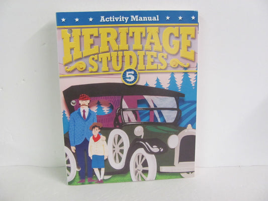 Heritage Studies 5 BJU Press Activity Book  Pre-Owned History Textbooks
