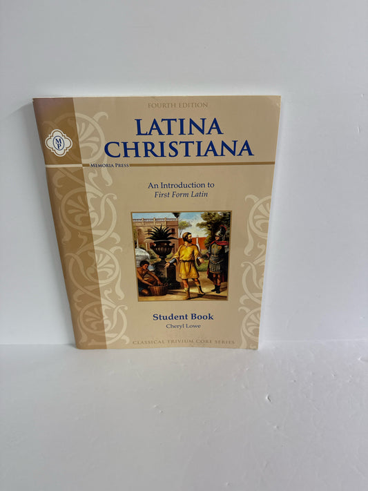 Latina Christiana Memoria Press Student Book Pre-Owned Elementary Memoria Press