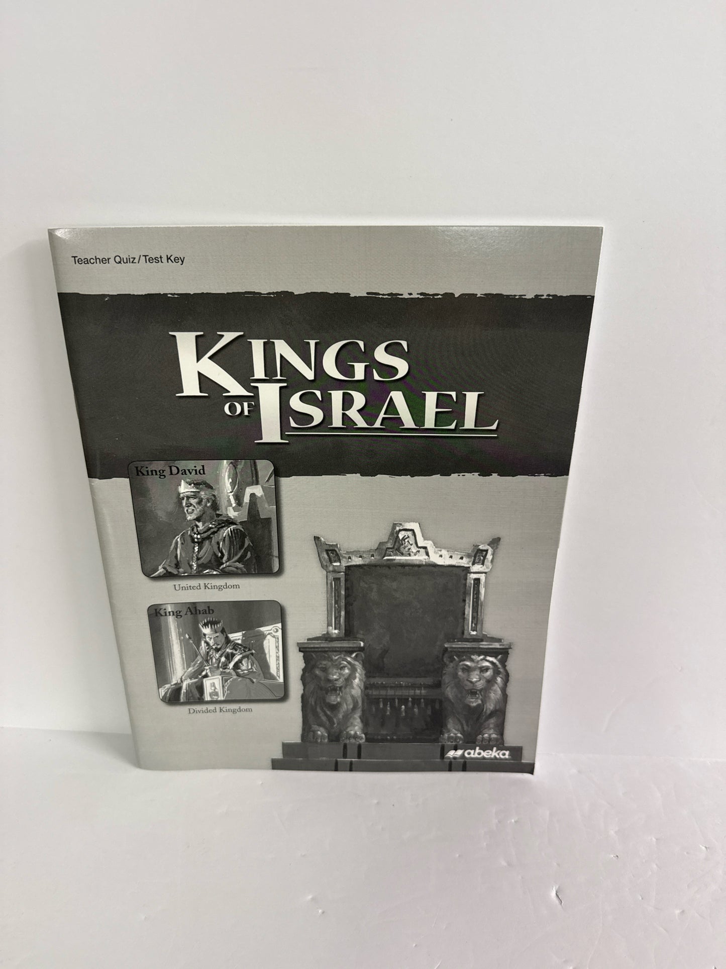 Kings of Israel Abeka Quiz/Test Key  Pre-Owned 9th Grade Bible Textbooks