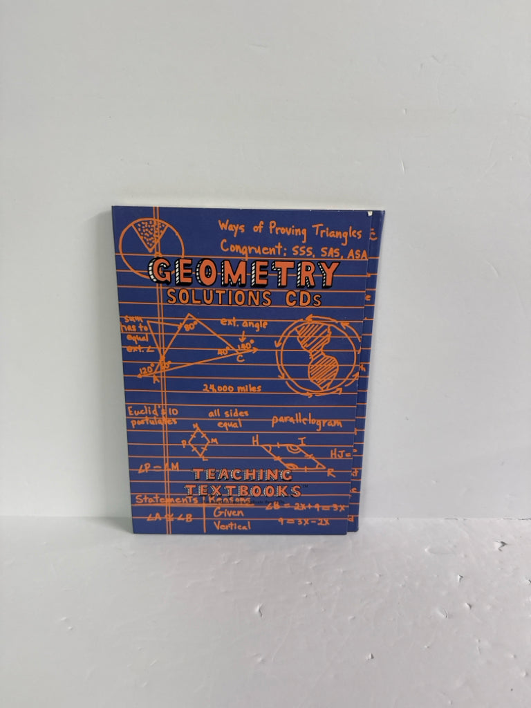 Geometry Teaching Textbooks CDs Pre-Owned High School Mathematics Textbooks