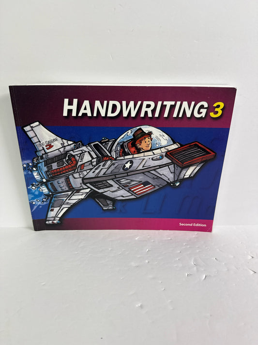 Handwriting  Book 3 BJU Press Student Workbook Pre-Owned Language Textbooks