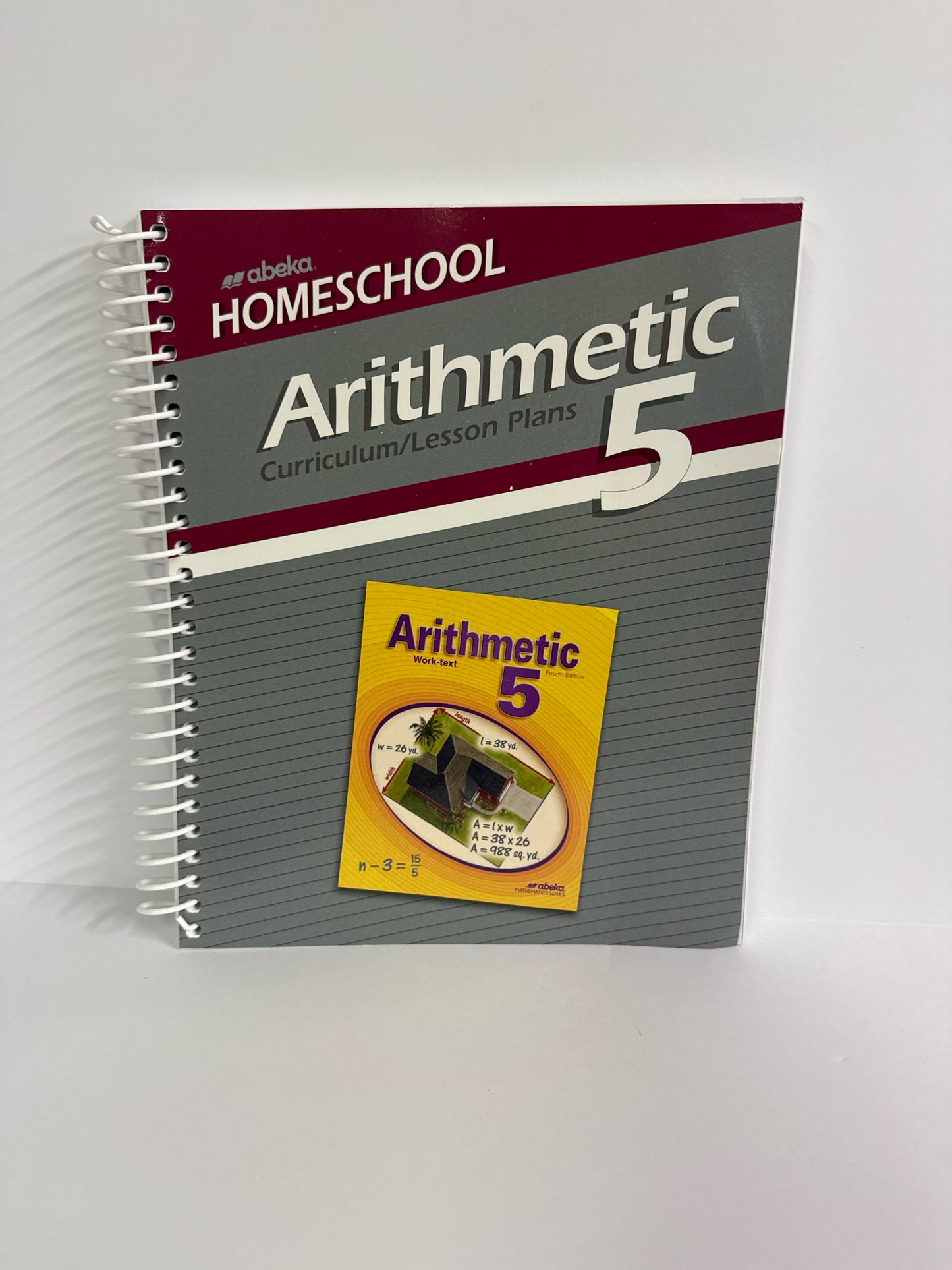 Arithmetic 5 Abeka Curriculum/Lesson Plan Pre-Owned Mathematics Textbooks