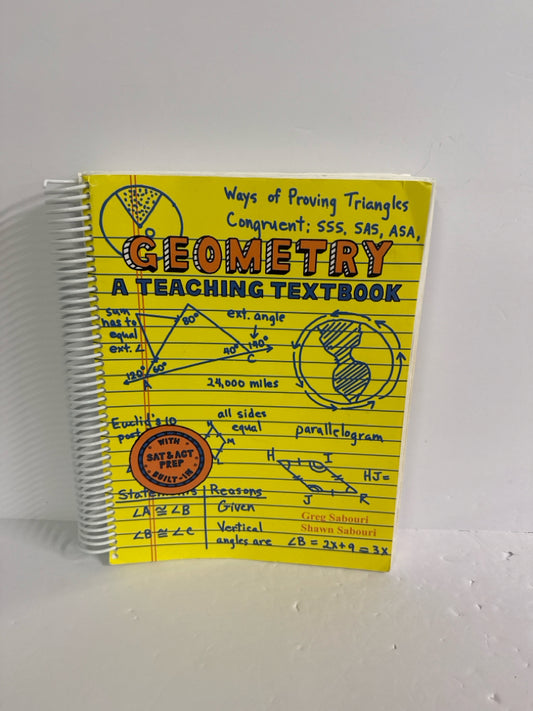 Geometry Teaching Textbooks Student Text  Pre-Owned Mathematics Textbooks