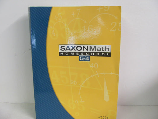 Math 54 Saxon Student Book Pre-Owned Saxon 4th Grade Mathematics Textbooks