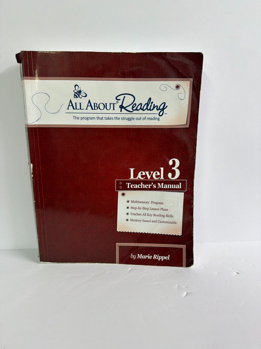 All About Reading Level 3 All About Reading Marie Rippel Reading Textbooks