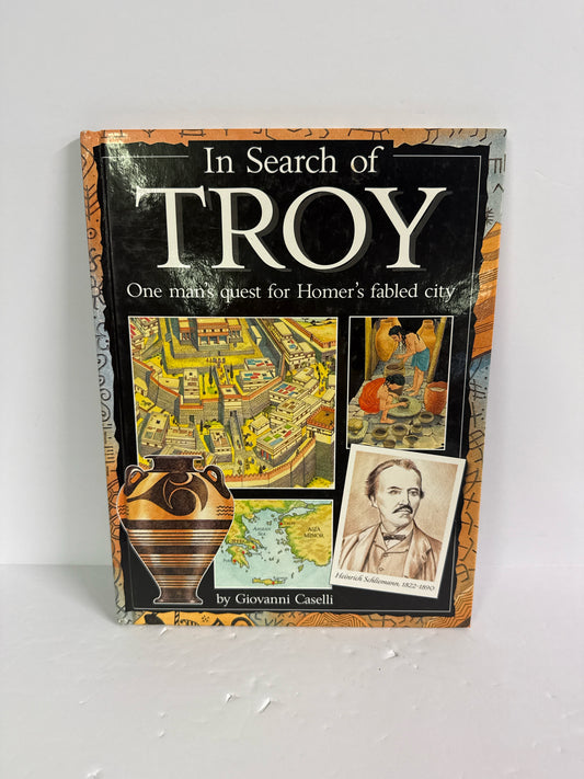 In Search of Troy Peter Bedrick Books Pre-Owned Giovanni Caselli World History