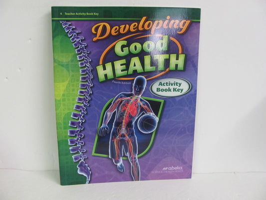 Developing Good Health Abeka Activity Key Pre-Owned 4th Grade Health Books