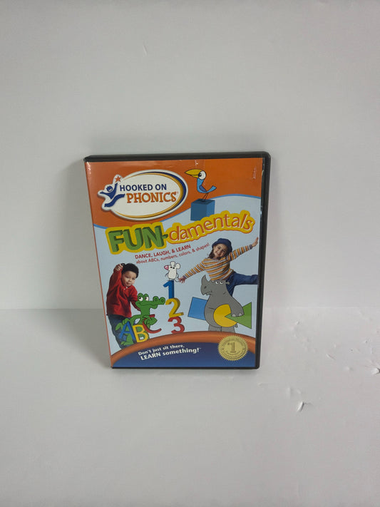 Hooked on Phonics Fun-damentals DVD Pre-Owned Parent Early Learning Books