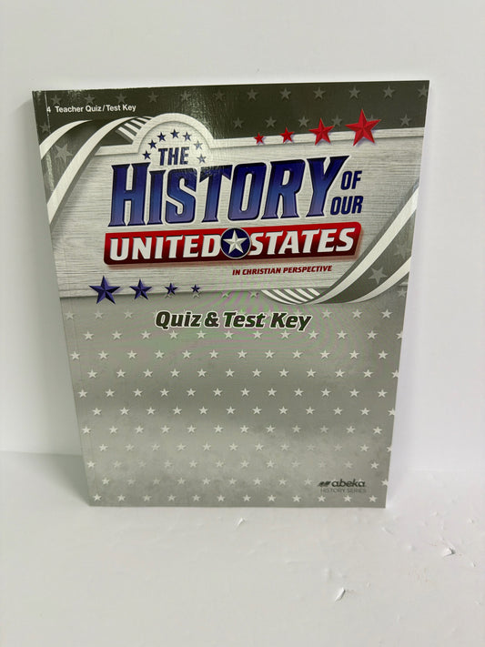 The History of Our United States Abeka 4th Grade History Textbooks