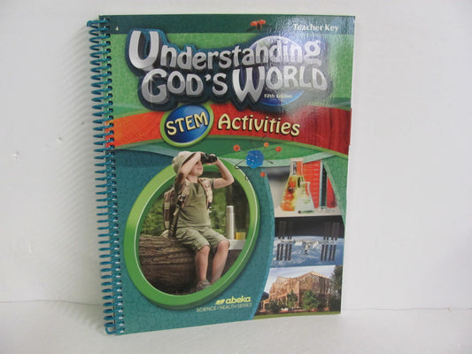Understanding God's World Abeka Activity Key Pre-Owned Science Textbooks
