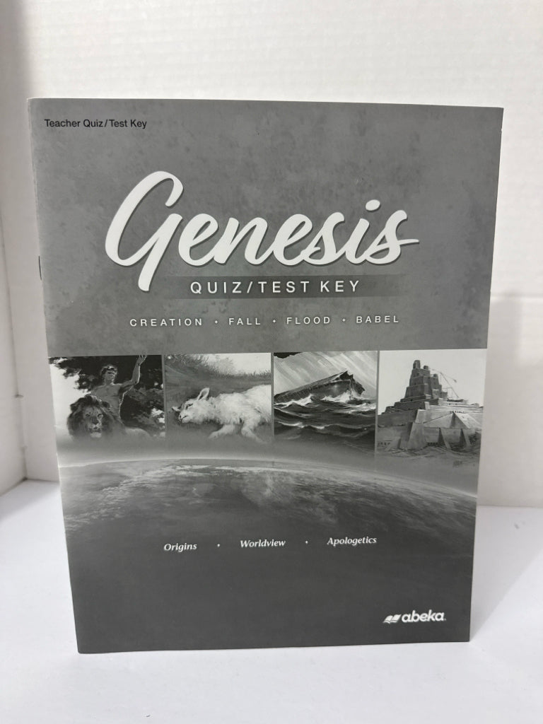 Genesis Abeka Quiz/Test Key  Pre-Owned 12th Grade Bible Textbooks