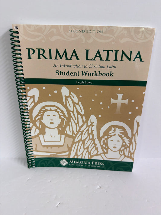 Prima Latina Memoria Press Student Workbook Pre-Owned Elementary Memoria Press