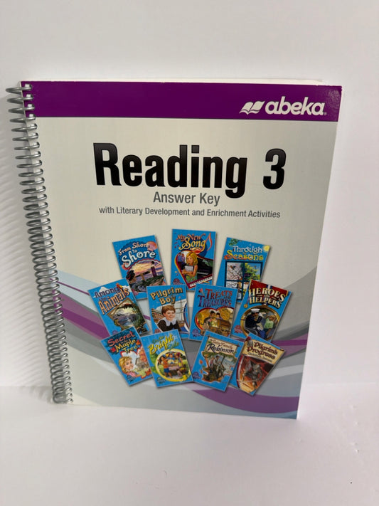 Reading 3 Abeka Answer Key  Pre-Owned 3rd Grade Reading Textbooks