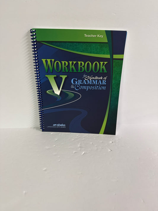 Workbook V Abeka Teacher Key  Pre-Owned 11th Grade Language Textbooks