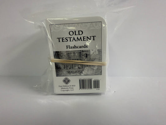 Old Testament Memoria Press Flashcards Pre-Owned Bible Textbooks