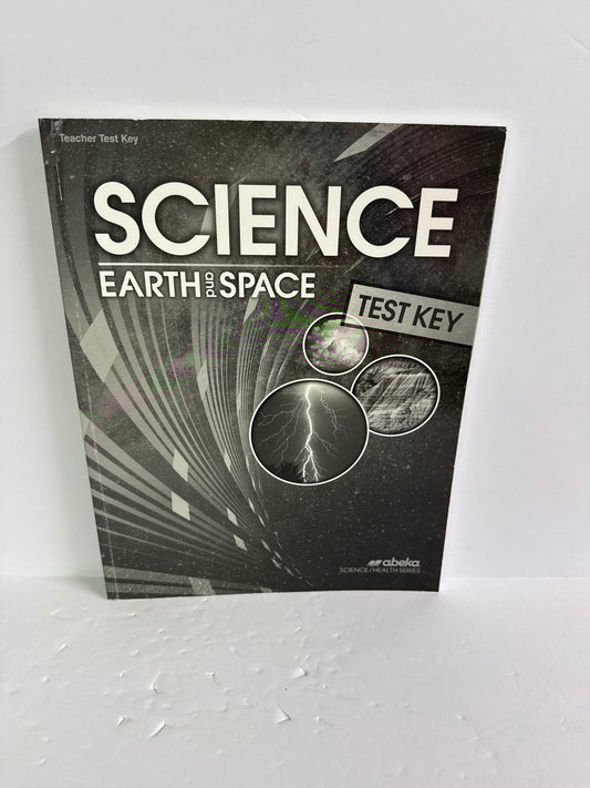 Earth and Space Abeka Test Key Pre-Owned 8th Grade Science Textbooks