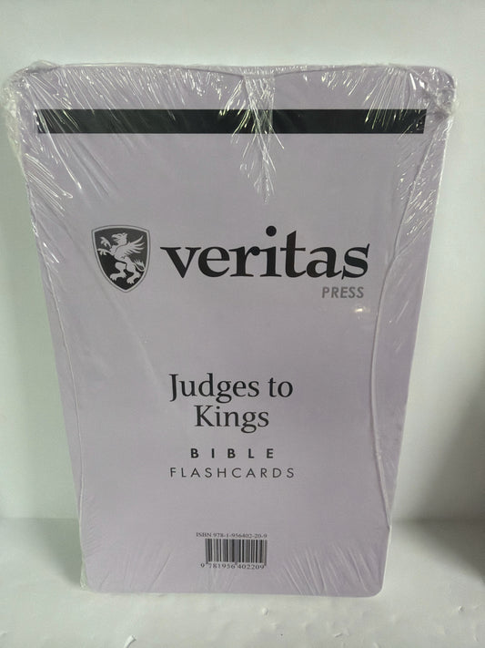 Judges to Kings Veritas Press Flashcards Pre-Owned Elementary Bible Textbooks