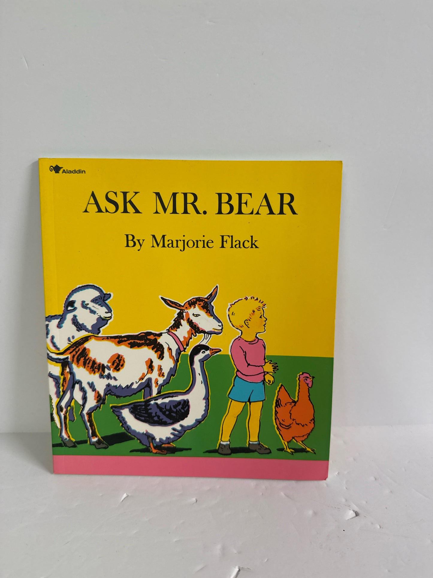 Ask Mr. Bear Aladdin Pre-Owned Marjorie Flack Elementary Children's Books