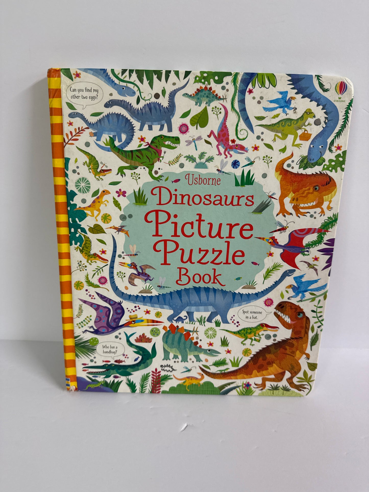 Dinosaurs Picture Puzzle Book Usborne Pre-Owned Elementary Children's Books