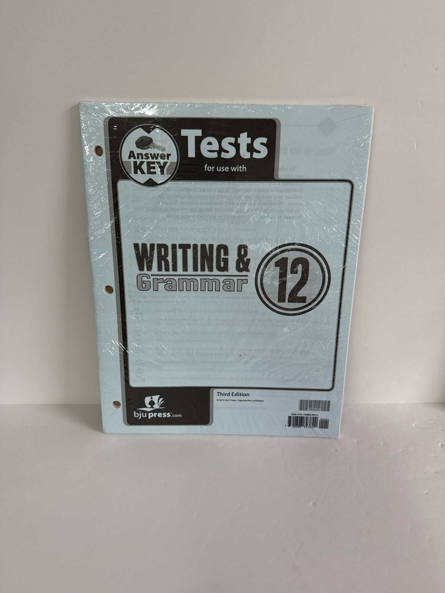Writing & Grammar 12 BJU Press Test Key Pre-Owned 12th Grade Language Textbooks