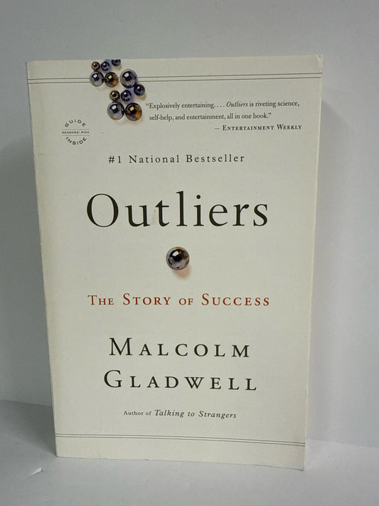 Outliers Back Bay Pre-Owned Malcolm Gladwell Fiction Books