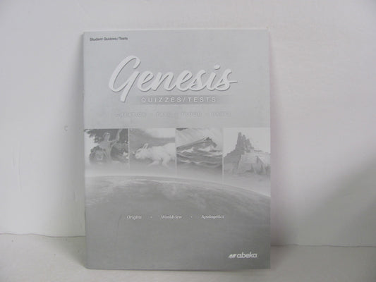 Genesis Abeka Quizzes/Tests  Pre-Owned 12th Grade Bible Textbooks