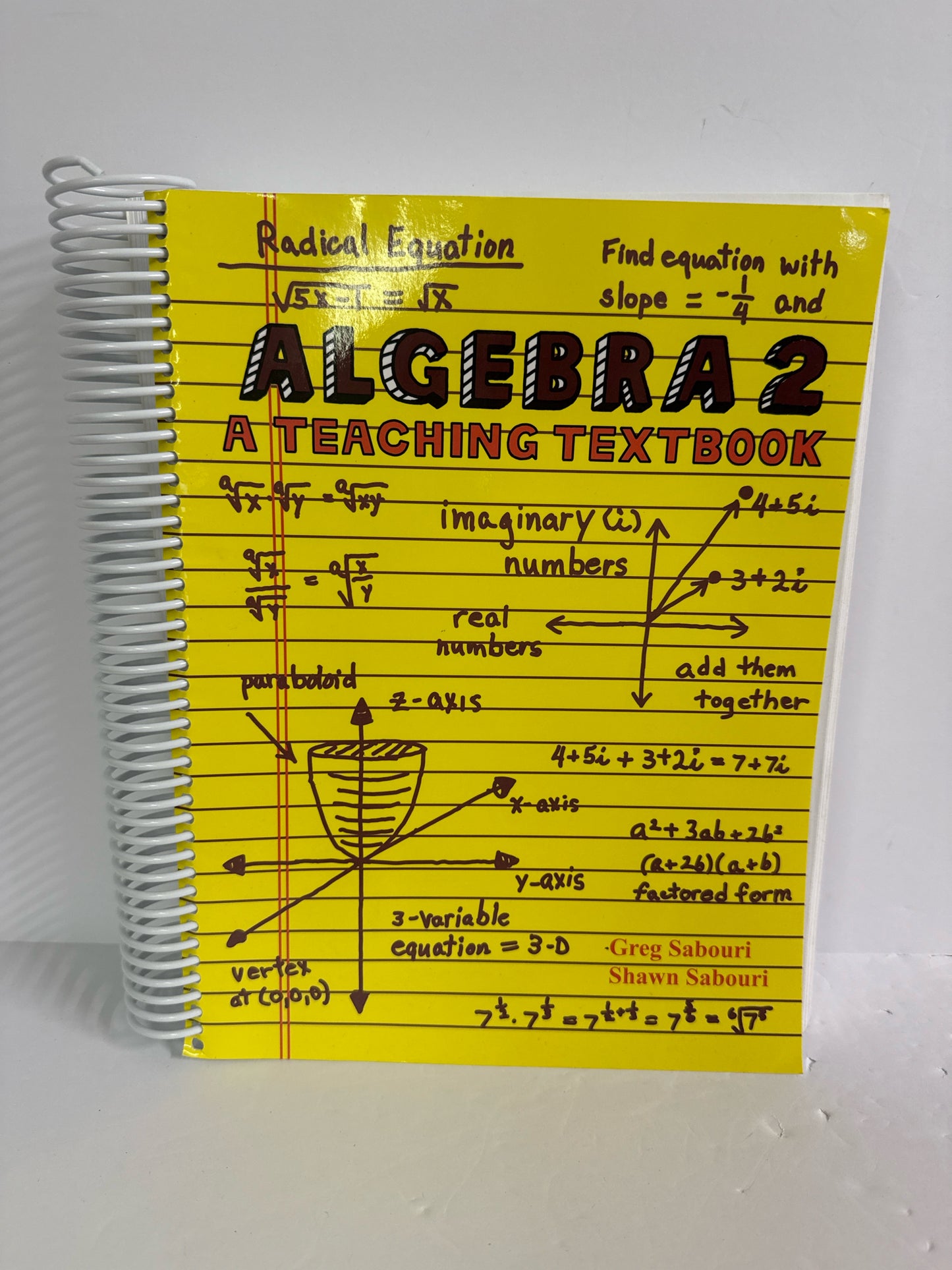 Algebra 2 Teaching Textbooks Set  Pre-Owned Greg Sabouri Mathematics Textbooks