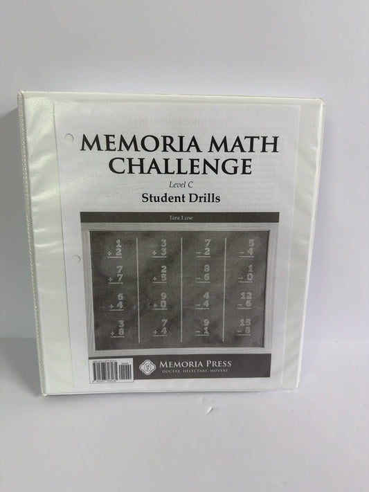 Memoria Math Challenge Memoria Press 2nd Grade Mathematics Textbooks
