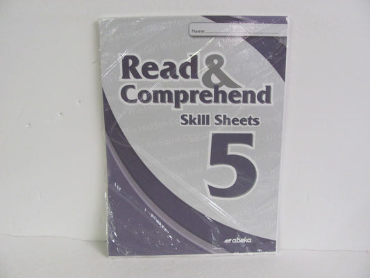 Read & Comprehend Skill Sheets Abeka Student Book Pre-Owned Reading Textbooks