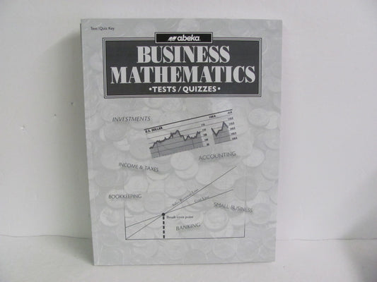 Business Mathematics Abeka Test/Quiz Key  Pre-Owned Mathematics Textbooks