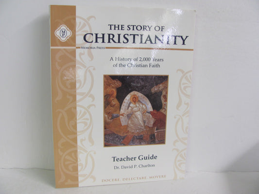 The Story of Christianity Memoria Press Teacher Guide  Pre-Owned Bible Textbooks