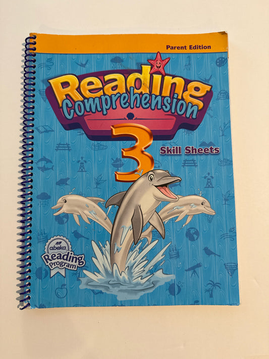 Reading Comprehension Skill Sheets Abeka 3rd Grade Reading Textbooks