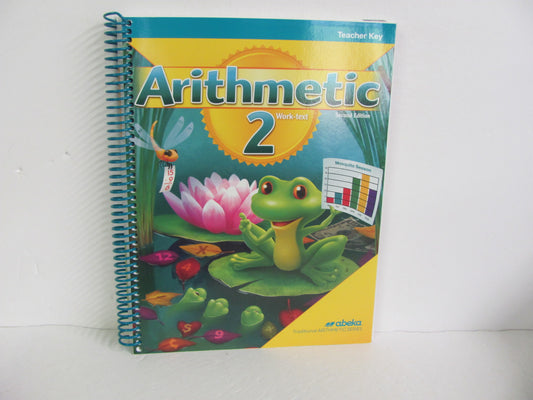 Arithmetic 2 Abeka Teacher Key  Pre-Owned 2nd Grade Mathematics Textbooks