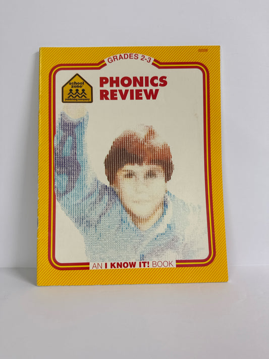 Phonics Review School Zone Workbook  Pre-Owned 2nd Grade Phonics