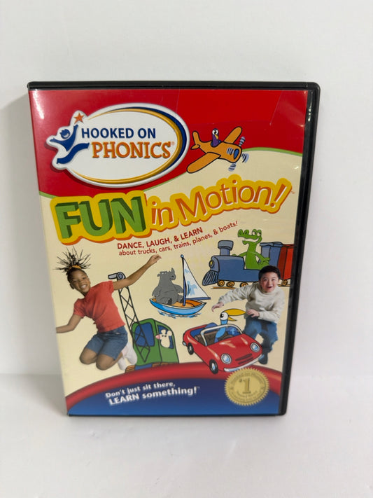 Fun in Motion Hooked on Phonics DVD Pre-Owned Elementary Early Learning