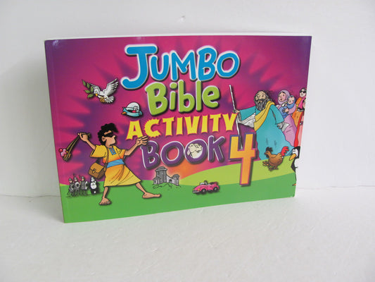Jumbo Bible Activity Book 4 Candle Books Pre-Owned Elementary Bible Books