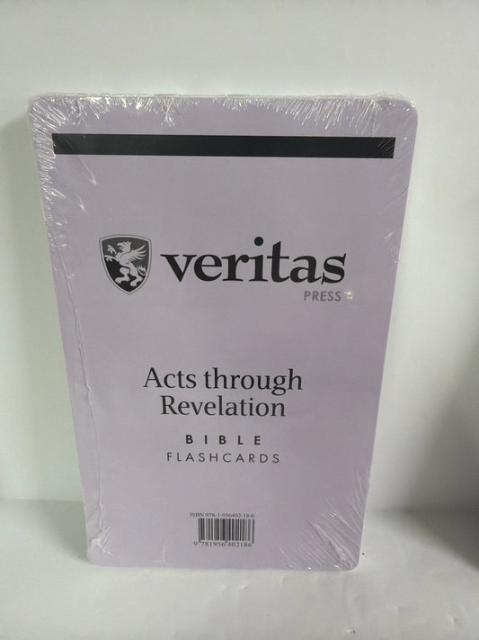 Acts through Revela Veritas Press Flashcards Pre-Owned Bible Textbooks