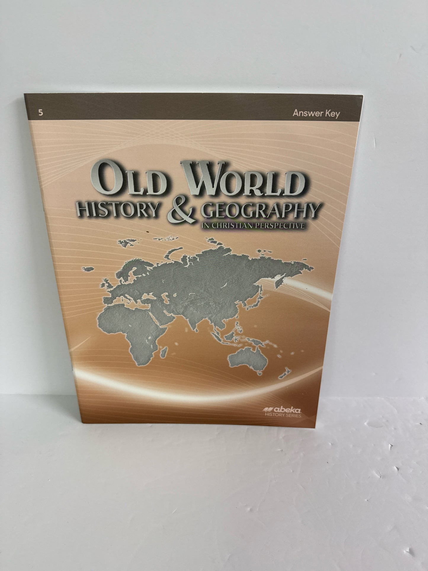 Old World History & Geography Abeka Answer Key  Pre-Owned History Textbooks