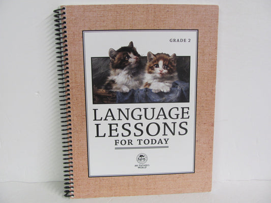 Language Lessons For Today My Father's World Pre-Owned Language Textbooks