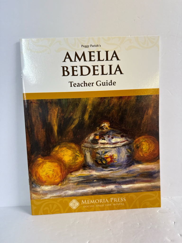 Amelia Bedelia Memoria Press Teacher Guide  Pre-Owned 2nd Grade Memoria Press
