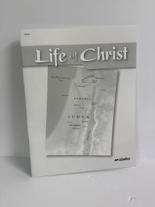 Life of Christ Abeka Tests  Pre-Owned 7th Grade Bible Textbooks