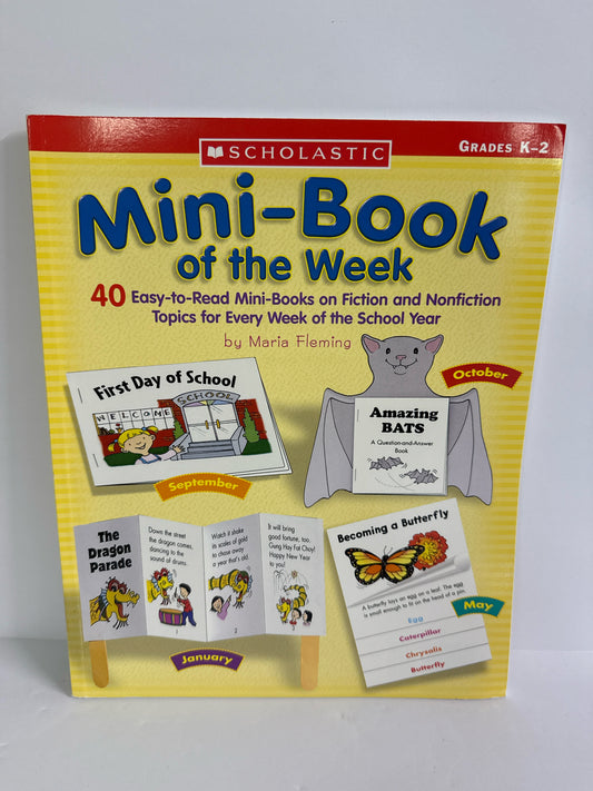Mini-Book of the Week Scholastic Pre-Owned Maria Fleming Reading Textbooks