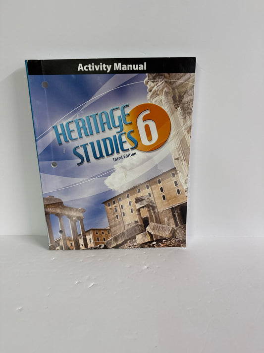 Heritage Studies 1 BJU Press Activity Book  Pre-Owned History Textbooks